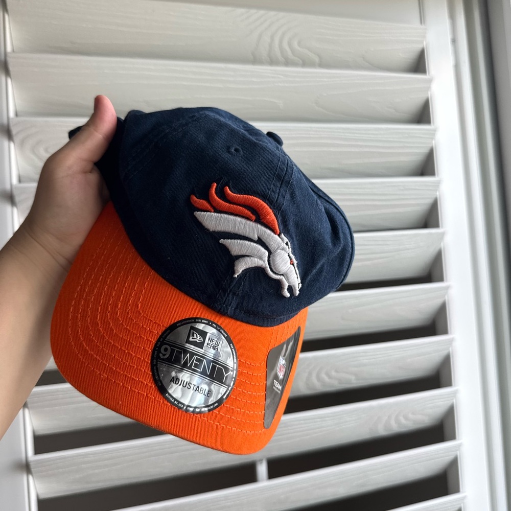 NFL Navy and Orange 9TWENTY Team Cap